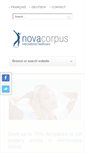 Mobile Screenshot of novacorpus.co.uk